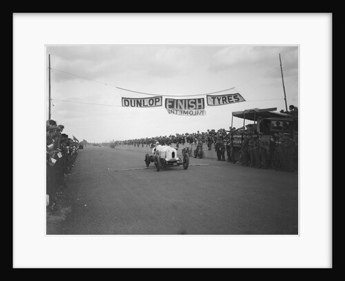 Bentley TT of Frank Clement at the finish of the Southsea Speed Carnival, Hampshire, 1922 by Bill Brunell