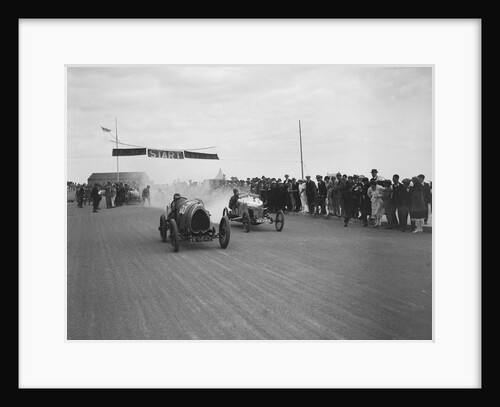 Bugatti of Leon Cushman racing at the Southsea Speed Carnival, Hampshire, 1922 by Bill Brunell