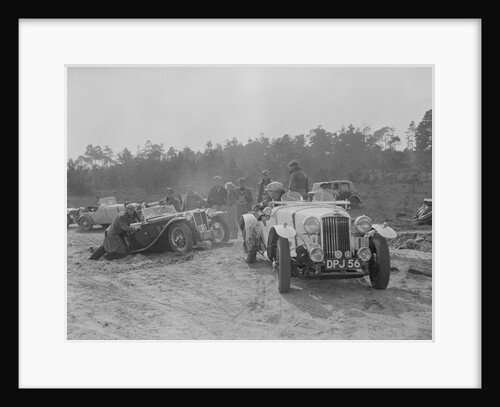 Talbot 10 Sports of DH Perring competing in the Great Weat Motor Club Trial, 1938 by Bill Brunell