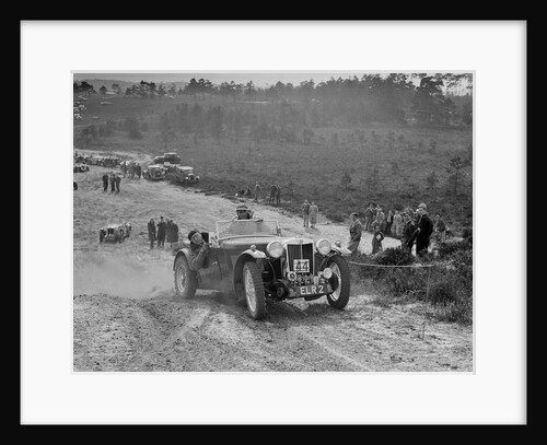 MG TA competing in the Great Weat Motor Club Trial, 1938 by Bill Brunell