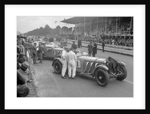 Mercedes-Benz SSKs of Malcolm Campbell and Earl Howe, Irish Grand Prix, Phoenix Park, Dublin, 1930 by Bill Brunell
