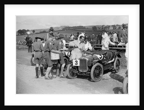 Austin Ulsters of SV Holbrook and GE Caldicutt at the RAC TT Race, Ards Circuit, Belfast, 1929 by Bill Brunell