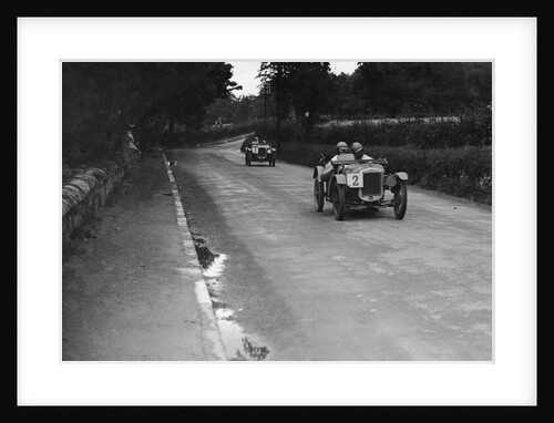 Austin Ulsters of SV Holbrook and Archie Frazer-Nash, RAC TT Race, Ards Circuit, Belfast, 1929 by Bill Brunell