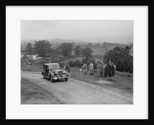 Daimler Light Straight 8 saloon of WH Smith competing in the South Wales Auto Club Welsh Rally, 1937 by Bill Brunell