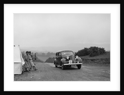 Dodge saloon of AT Morse competing in the South Wales Auto Club Welsh Rally, 1937 by Bill Brunell