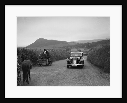 Armstrong-Siddeley saloon of FN Morgan competing in the South Wales Auto Club Welsh Rally, 1937 by Bill Brunell