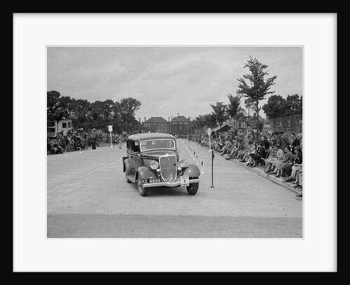 Ford V8 saloon of AE Harris competing in the South Wales Auto Club Welsh Rally, 1937 by Bill Brunell