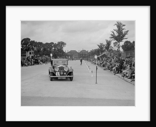 Bentley saloon of JP Agnew competing in the South Wales Auto Club Welsh Rally, 1937 by Bill Brunell
