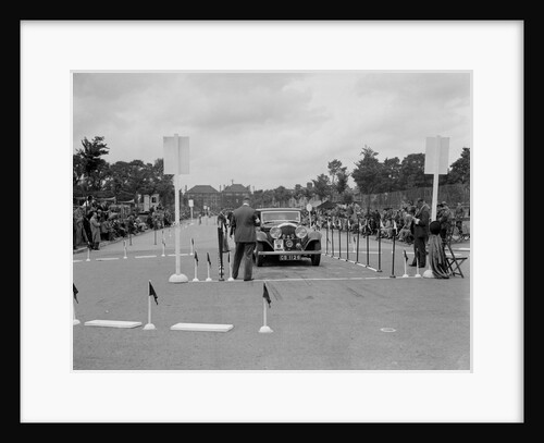 Bentley saloon of JP Agnew competing in the South Wales Auto Club Welsh Rally, 1937 by Bill Brunell