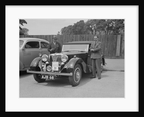 MG SA of AC Hess at the South Wales Auto Club Welsh Rally, 1937 by Bill Brunell