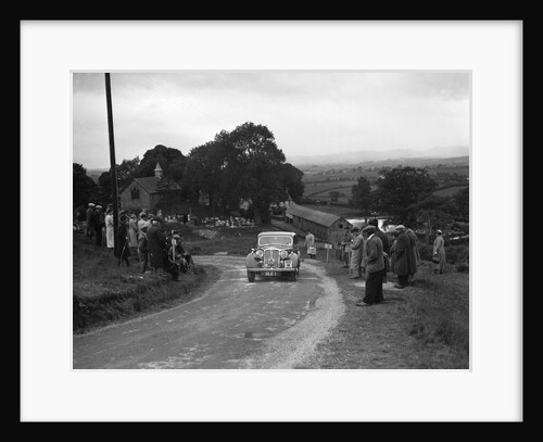 Rover saloon of CH Cooper competing in the South Wales Auto Club Welsh Rally, 1937 by Bill Brunell