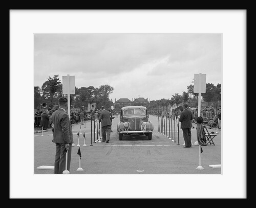 Ford V8 saloon of Viscountess Chetwynd competing in the South Wales Auto Club Welsh Rally, 1937 by Bill Brunell