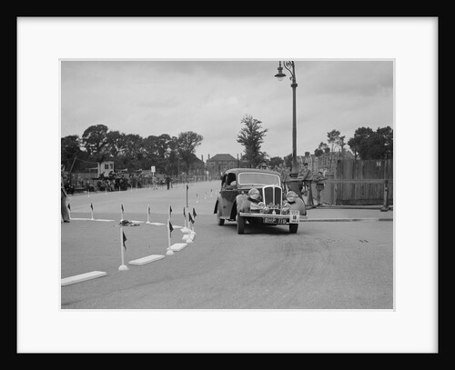 Standard saloon of Mrs SH Richards competing in the South Wales Auto Club Welsh Rally, 1937 by Bill Brunell