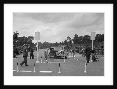 Standard saloon of Mrs SH Richards competing in the South Wales Auto Club Welsh Rally, 1937 by Bill Brunell