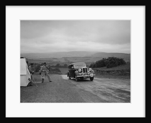 Standard saloon of Mrs SH Richards competing in the South Wales Auto Club Welsh Rally, 1937 by Bill Brunell