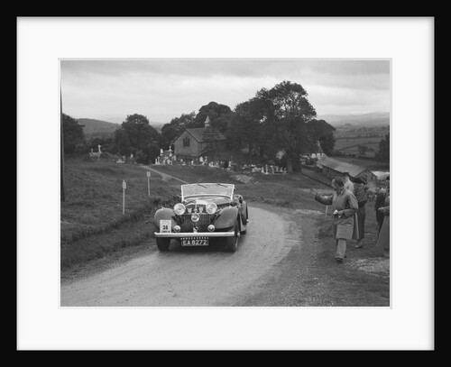 Jensen open 4-seater of Ken Crawford competing in the South Wales Auto Club Welsh Rally, 1937 by Bill Brunell