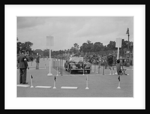 Jensen open 4-seater of Ken Crawford competing in the South Wales Auto Club Welsh Rally, 1937 by Bill Brunell