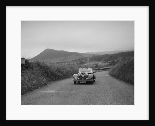 Jensen open 4-seater of Ken Crawford competing in the South Wales Auto Club Welsh Rally, 1937 by Bill Brunell