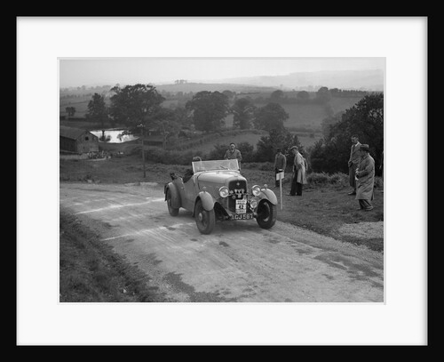Ford V8 of TC Wise competing in the South Wales Auto Club Welsh Rally, 1937 by Bill Brunell