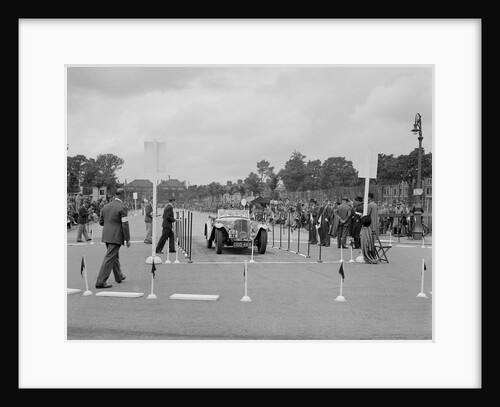 AC of LP Jaques competing in the South Wales Auto Club Welsh Rally, 1937 by Bill Brunell
