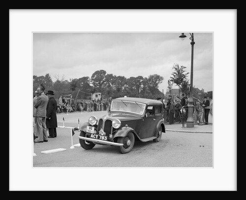 Frazer-Nash BMW 2-door saloon of JA Davies competing in the South Wales Auto Club Welsh Rally, 1937 by Bill Brunell
