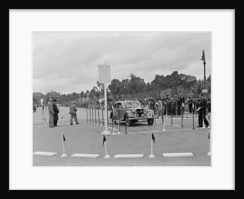 Riley Kestrel of A Bassett competing in the South Wales Auto Club Welsh Rally, 1937 by Bill Brunell