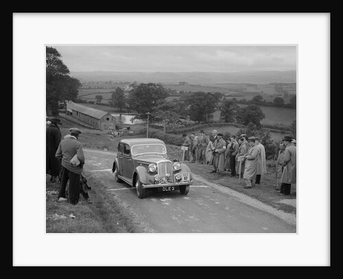 Rover 4-door saloon of FD Cooper competing in the South Wales Auto Club Welsh Rally, 1937 by Bill Brunell