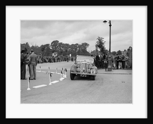 Rover 4-door saloon of FD Cooper competing in the South Wales Auto Club Welsh Rally, 1937 by Bill Brunell