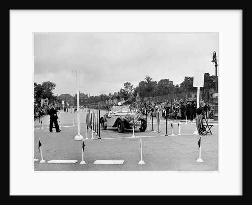 Singer B37 1.5 litre sports of DE Harris competing in the South Wales Auto Club Welsh Rally, 1937 by Bill Brunell