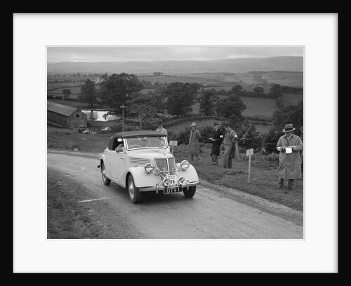 Renault Primaquatre of HC Brownlow competing in the South Wales Auto Club Welsh Rally, 1937 by Bill Brunell