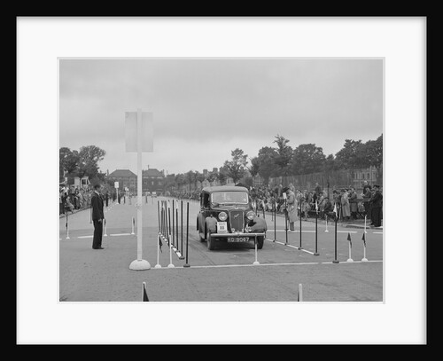 Austin Cambridge saloon of A Howell competing in the South Wales Auto Club Welsh Rally, 1937 by Bill Brunell