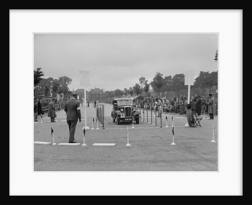 Morris saloon of RK Wellsteed competing in the South Wales Auto Club Welsh Rally, 1937 by Bill Brunell