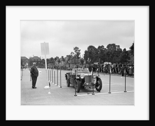 MG TA of Archie Langley of the Musketeers team at the South Wales Auto Club Welsh Rally, 1937 by Bill Brunell
