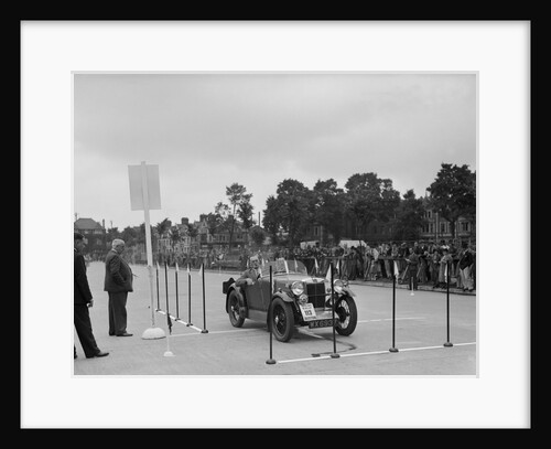 MG M type of KG Settle competing in the South Wales Auto Club Welsh Rally, 1937 by Bill Brunell