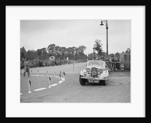Talbot 10 drophead coupe of RM Proctor competing in the South Wales Auto Club Welsh Rally, 1937 by Bill Brunell