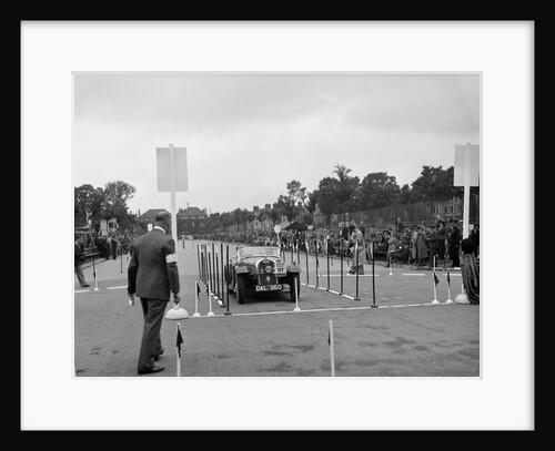Morgan 4/4 2-seater sports of GN Scott competing in the South Wales Auto Club Welsh Rally, 1937 by Bill Brunell