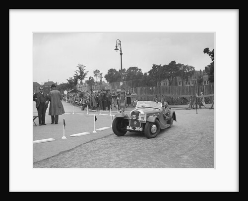 Morgan 4/4 2-seater sports of GN Scott competing in the South Wales Auto Club Welsh Rally, 1937 by Bill Brunell