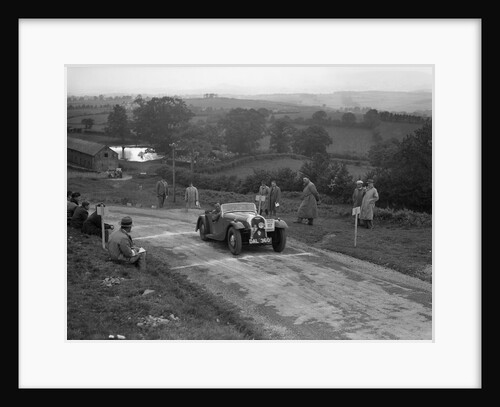 Morgan 4/4 2-seater sports of GN Scott competing in the South Wales Auto Club Welsh Rally, 1937 by Bill Brunell