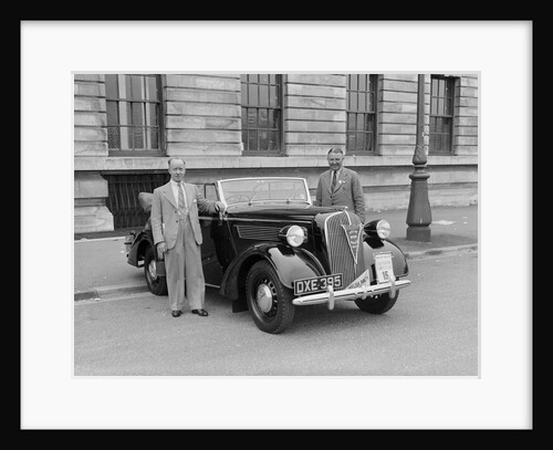 Opel cabriolet of AT Morse at the South Wales Auto Club Welsh Rally, 1937 by Bill Brunell