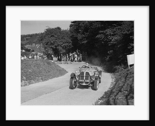 Frazer-Nash BMW 319/55 of CG Fitt competing in the VSCC Croydon Speed Trials, 1937 by Bill Brunell