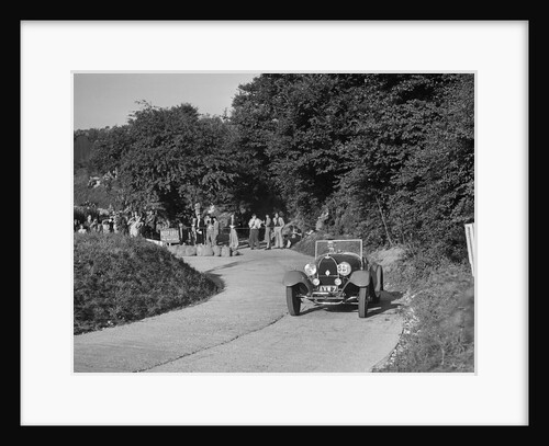 Bugatti Type 43 of GM Crozier competing in the VSCC Croydon Speed Trials, 1937 by Bill Brunell