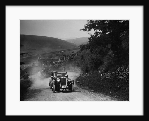 Singer of LA Sandford competing in the MCC Edinburgh Trial, West Stonesdale, Yorkshire Dales, 1933 by Bill Brunell