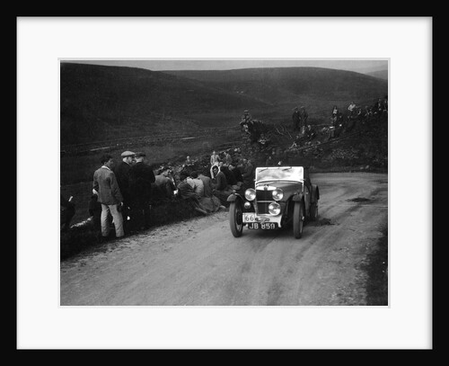 MG J2 of RA MacDermid competing in the MCC Edinburgh Trial, West Stonesdale, Yorkshire Dales, 1933 by Bill Brunell