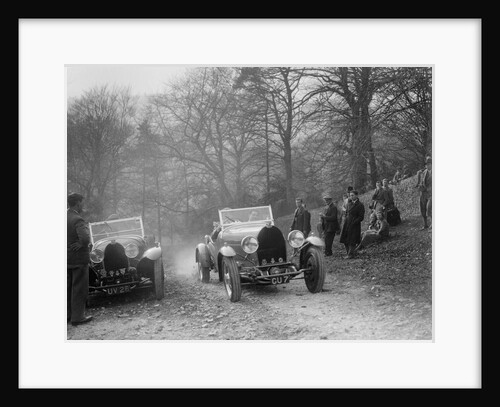 Bugatti Type 49, Bugatti Owners Club Trial, Nailsworth Ladder, Gloucestershire, 1932 by Bill Brunell