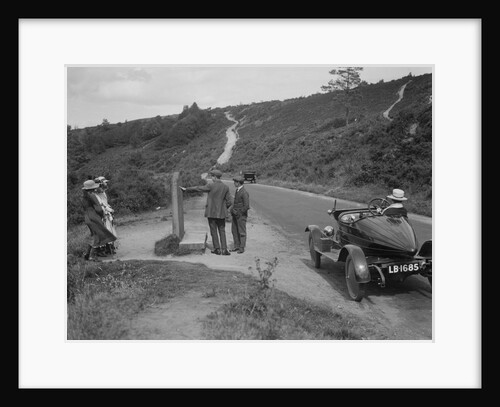 Morris Cowley with airship-tail body, The Sailors Grave, near Hindhead, Surrey, c1920s by Bill Brunell
