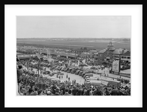 Ford Day at Brooklands motor racing circuit, Surrey, 1930s by Bill Brunell