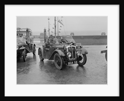 Austin 7 Grasshopper of CD Buckley at the Blackpool Rally, 1936 by Bill Brunell