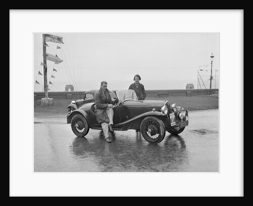 Fiat Balilla 508S of SGE Tett of the Black Diamond III team at the Blackpool Rally, 1936 by Bill Brunell