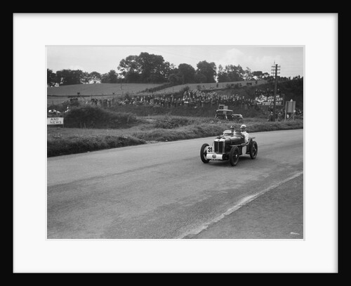 MG C type Midget of Cyril Paul competing in the RAC TT Race, Ards Circuit, Belfast, 1932 by Bill Brunell