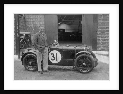MG C type Midget of Cyril Paul at the RAC TT Race, Ards Circuit, Belfast, 1932 by Bill Brunell
